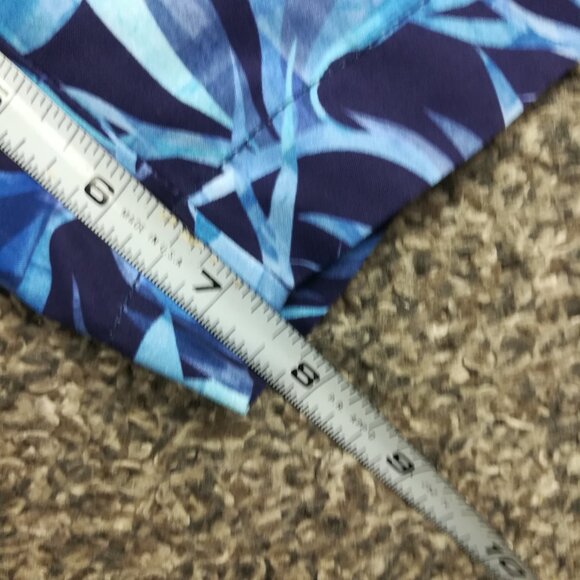 Onia Swim Trunks Floral Calder 7.5" Lined Board Shorts Blue Mens Size 34 - Picture 8 of 9